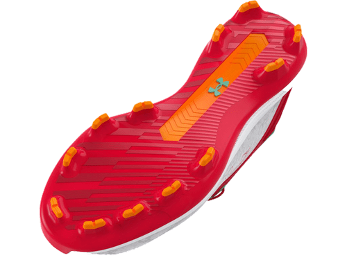 UNDER ARMOUR UA Harper 8 TPU Jr. Baseball Cleats Red US Youth Size 5 NEW $65 - Picture 2 of 5