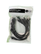 Lot of 6 CAT 6 Patch Cable 1 Foot w Box Tech New