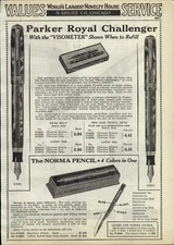 1938 PAPER AD 6PG Eversharp Fountain Pen Wahl Pencil Set Doric Parker Royal 