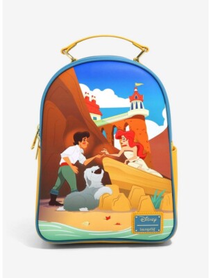Loungefly Disney Little Mermaid Ariel & Eric Beach Mini Backpack 99698-1.jpg main image 3