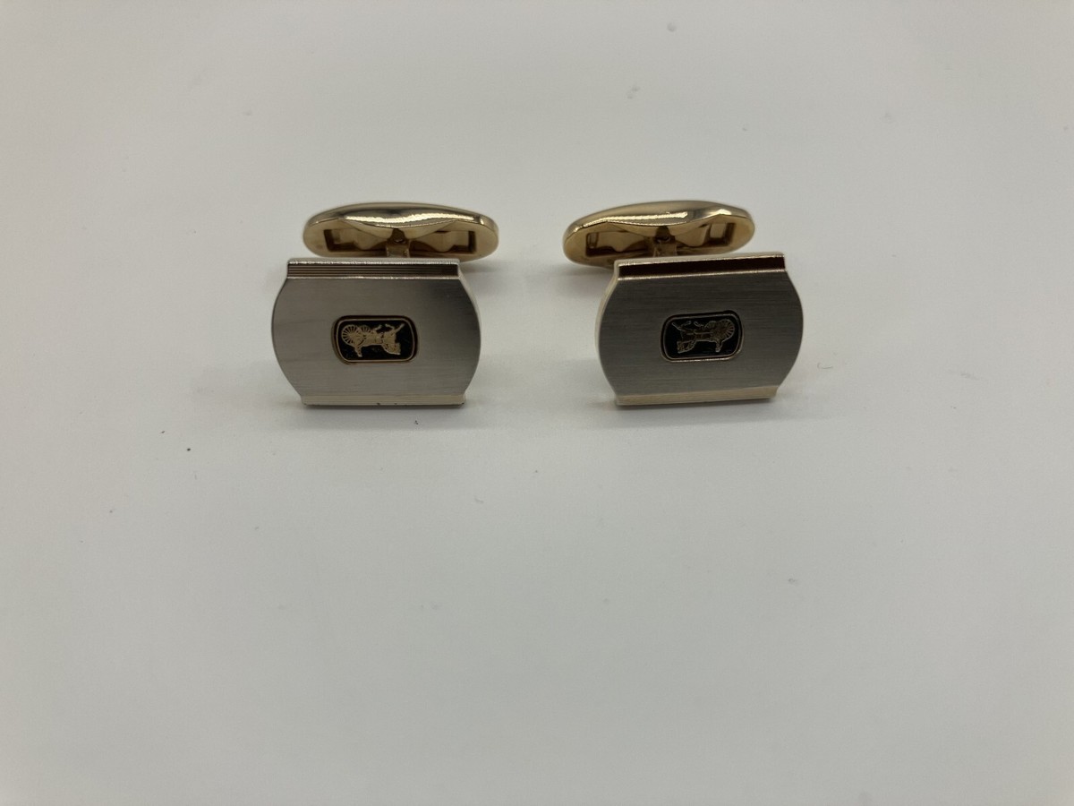 【CELINE】セリーヌ★Cufflinks★カフスボタン【ランク：SS】 Celine Cufflinks Silver & Gold Free Shipping from Japan | eBay