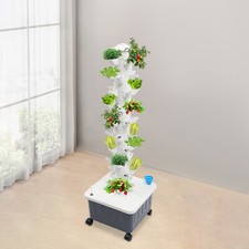 Hydroponics Growing Box Kit 50-Plant Growing Kit Vertical Vegetable Plant Tower