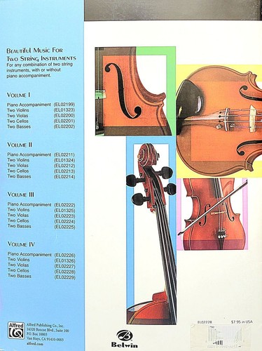 Beautiful Music for Two String Instruments - Two Cellos - Volume IV - Picture 4 of 4
