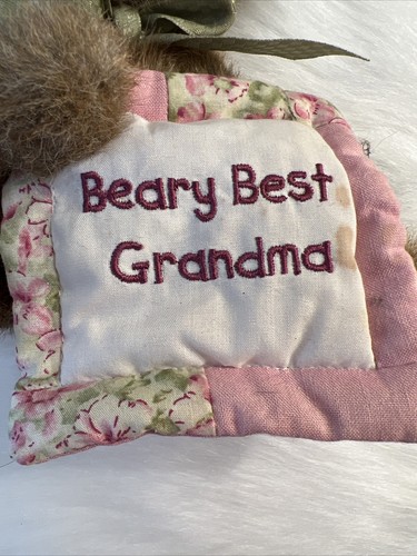 Boyds 82535 Grammy Marrón Peluche 8" Animal Beary Mejor Abuela Edredón - Imagen 2 de 11