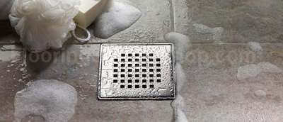 Quartz by Aco Shower Point 6 inch Square Shower Bathroom Drain - Quadrato 