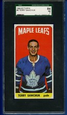 1964 TOPPS HOCKEY #6 TERRY SAWCHUK - SGC 7 - MAPLE LEAFS (SLOTH55)