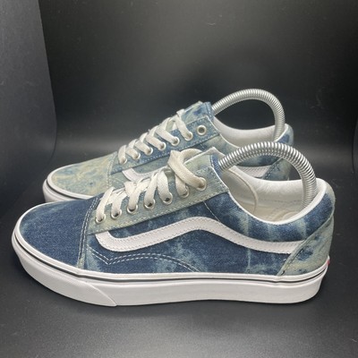 Vans Old Skool School Off the Wall Mens 6.5 Womens 8 - Shoes Chambray/Navy/Denim