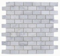 Mosaik Marmor Weiß Tumbled Fliesenspiegel KüChe Wc Sopo-46692 | 10 Mosaikplatten