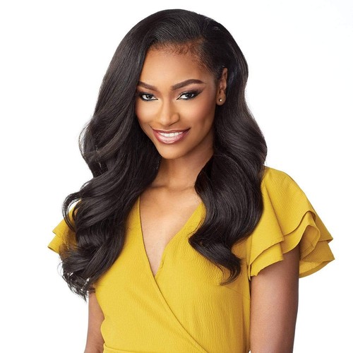 SENSATIONNEL INSTANT WEAVE SYNTHETIC HALF WIG WITH DRAWSTRING CAP - IWD 004 - Picture 6 of 22