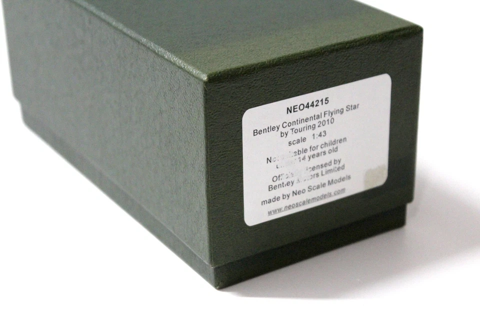 1:43 NEO Bentley Continental Flying Star Di Touring 2010 Grigio Metallizzato - Immagine 3 di 3