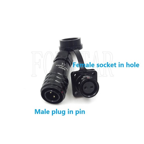 WEIPU SA12 2 - 9 Pin Waterproof Connector Aviation Electrical Power Plug Socket - Picture 18 of 19