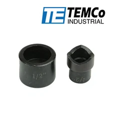 TEMCo 1/2" Conduit Punch and Die For Hydraulic Knock Out Driver