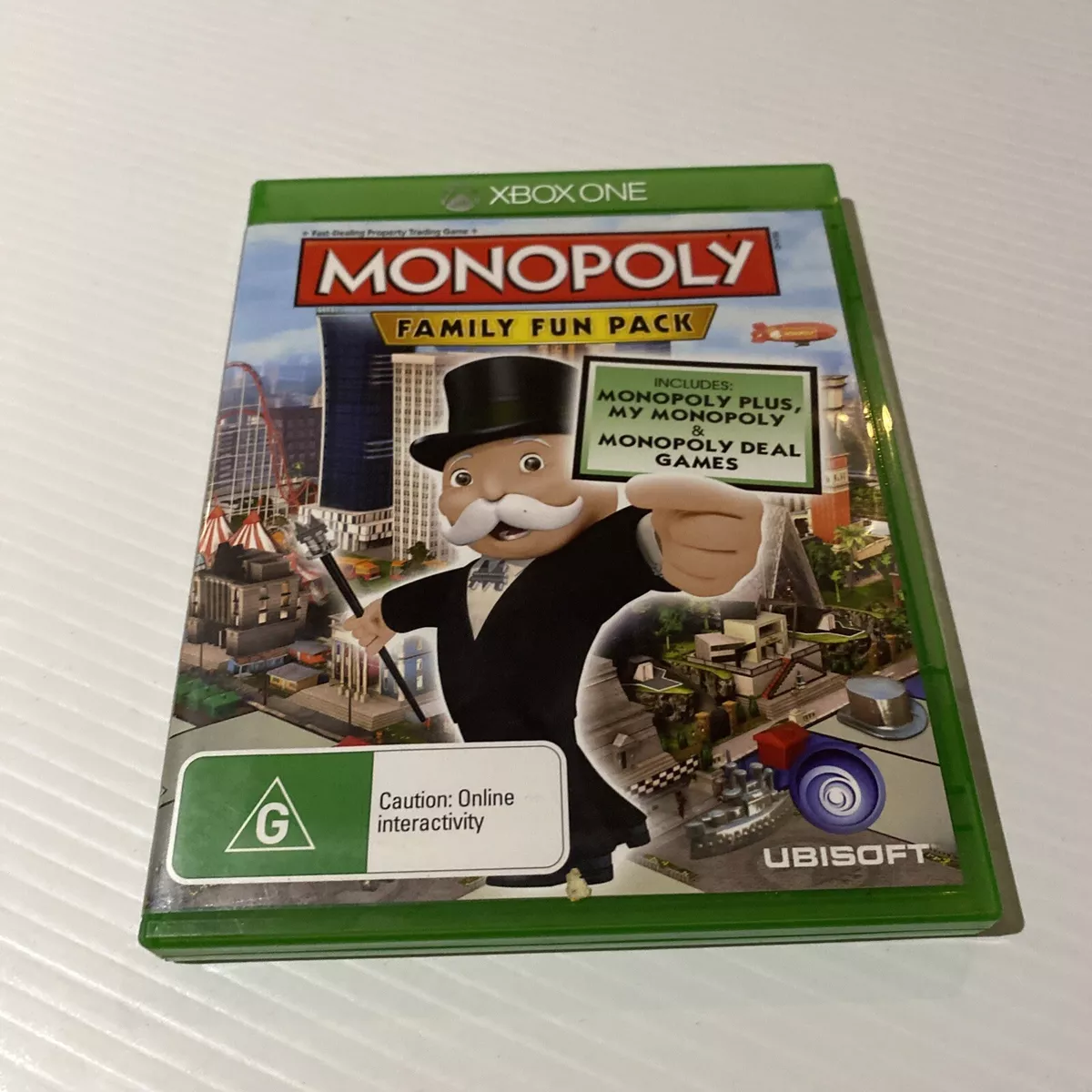 XBOX ONE Monopoly Family Fun Pack Game With Manual VGC Aus