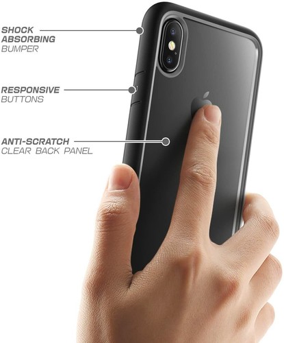 SUPCASE for iPhone XS & iPhone X, Protective Clear Case Hybrid Bumper Back Cover - Picture 18 of 29