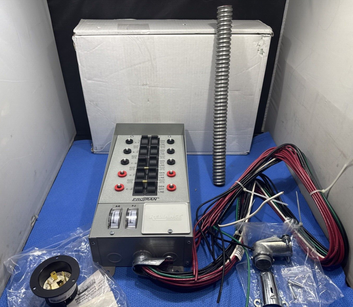 Reliance Pro-Tran 30-Amp  10-Circuit Indoor Transfer Switch #30310A Generator 