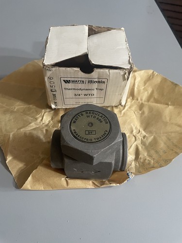 NEW Watts WTD 600 REGULATOR 3/4" Thermo-Dynamic Steam Trap WTD600 PMA600 PSIG - Picture 3 of 7