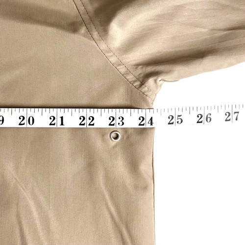 Totes Womens Size Large Beige Hooded Rain Jacket Rainbow Lining Full Zip EUC - Picture 14 of 18