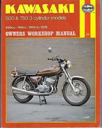 Kawasaki Motorcycle Manuals and Literature Repair 1969