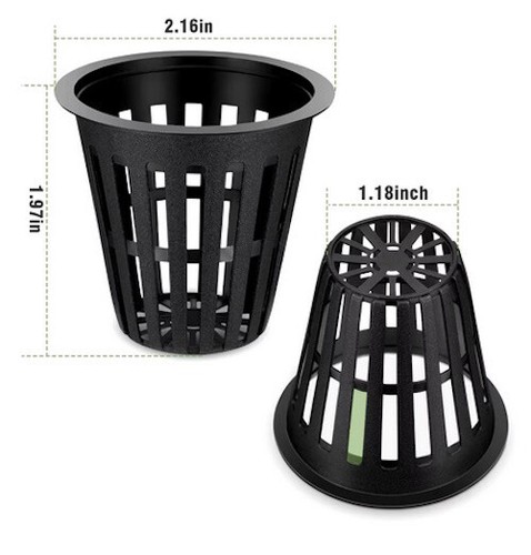 100 PCS 2 " Net Pots, Hydroponics, Vertical, indoor, outdoor growing. Ships free - Picture 2 of 6