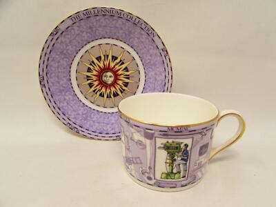 Millennium by Wedgwood Cup & Signed Saucer Set Progress 20th Century b433