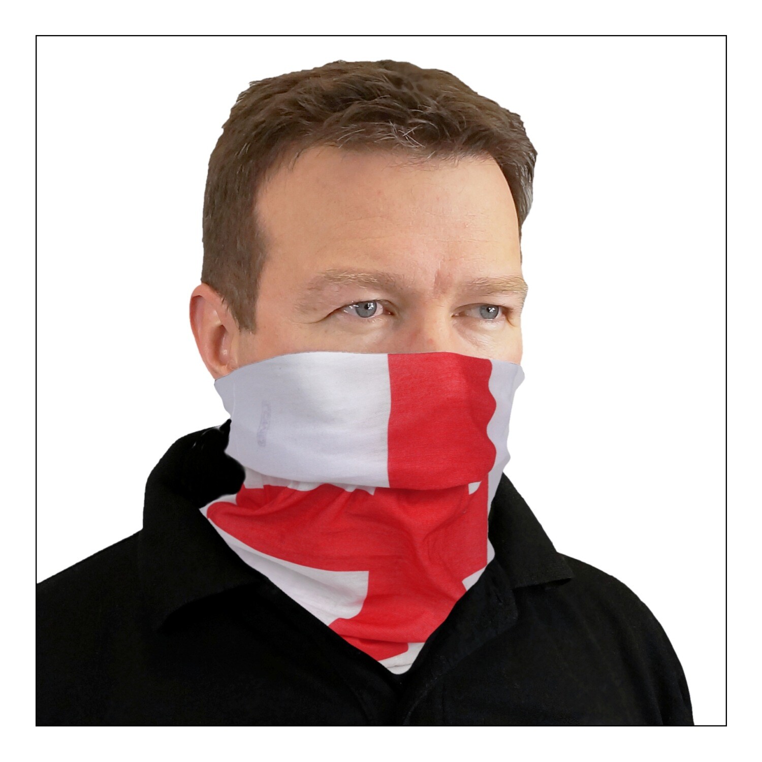 Lomo England Tube Scarf - English Flag, Saint George's Cross, Headover