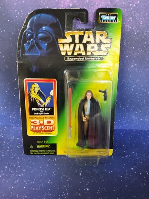1998 Kenner Star Wars Expanded Universe Princess Leia Figure 3D Play Scene MOC