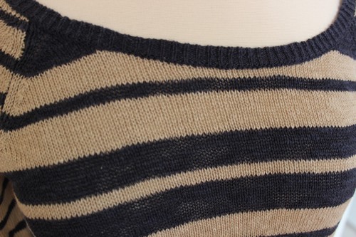 NWT Lucky Brand Vintage Navy Stripe Sweater SZ XS (Extra Small) - Picture 3 of 3