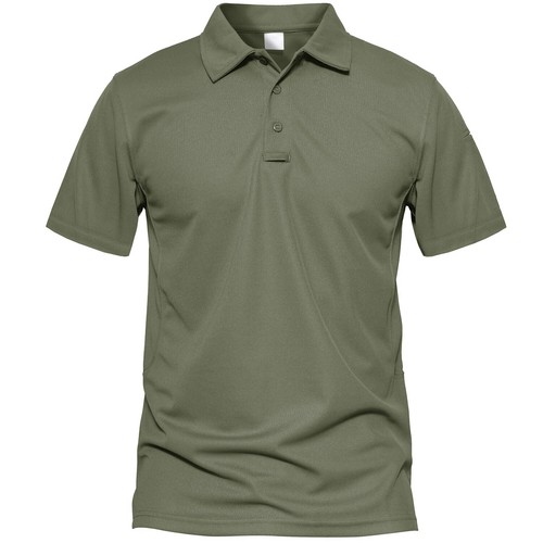 Camisetas polo informales para hombre manga corta golf deporte aire libre equipo trabajo activo camisetas - Imagen 29 de 147
