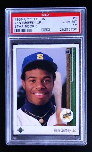 1989 Upper Deck #1 Ken Griffey Jr. Mariners RC HOF PSA 10 GEM MINT
