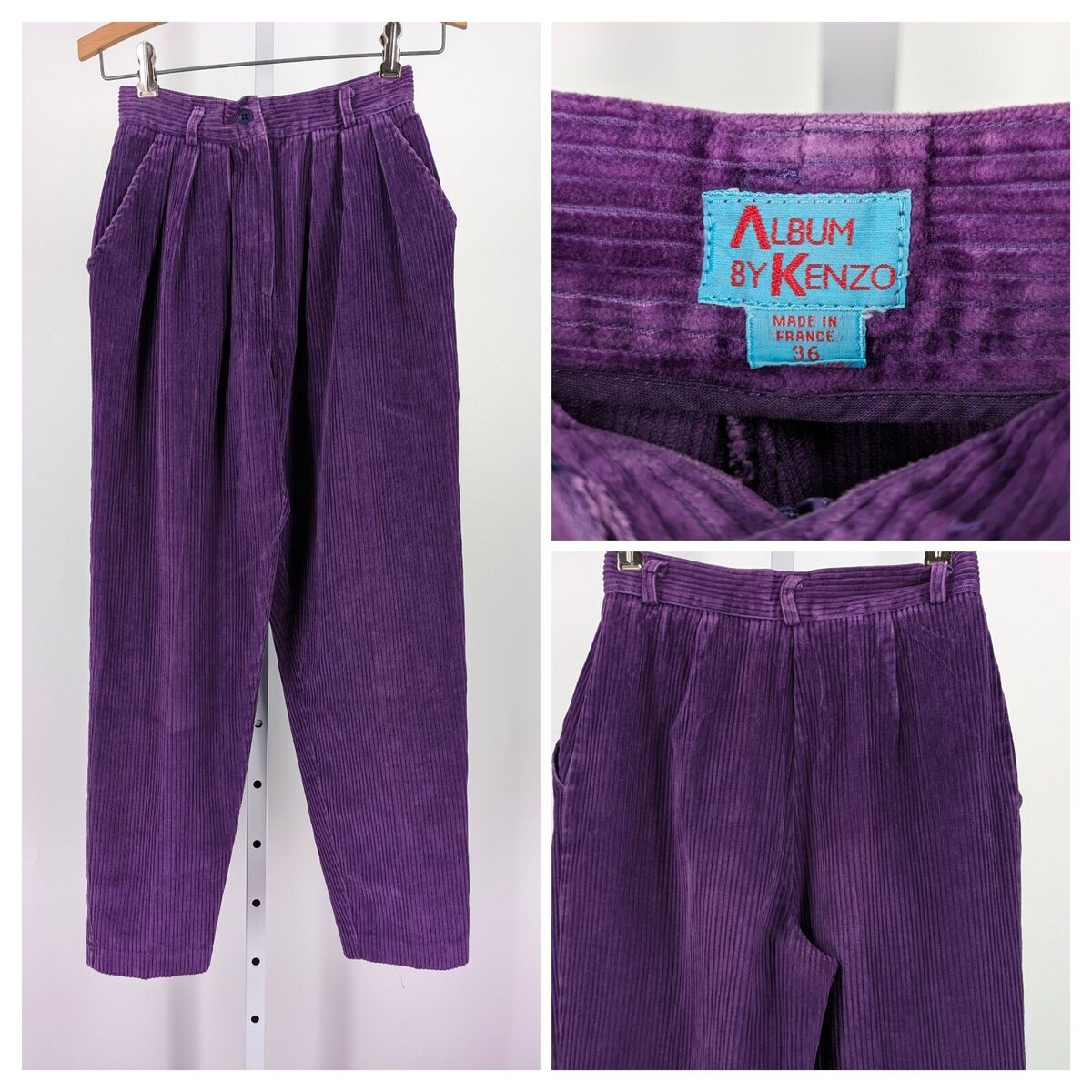 Album by Kenzo Vintage 80s France Japan Purple Chunky Album by Kenzo Vintage 80s France Japan Purple Chunky