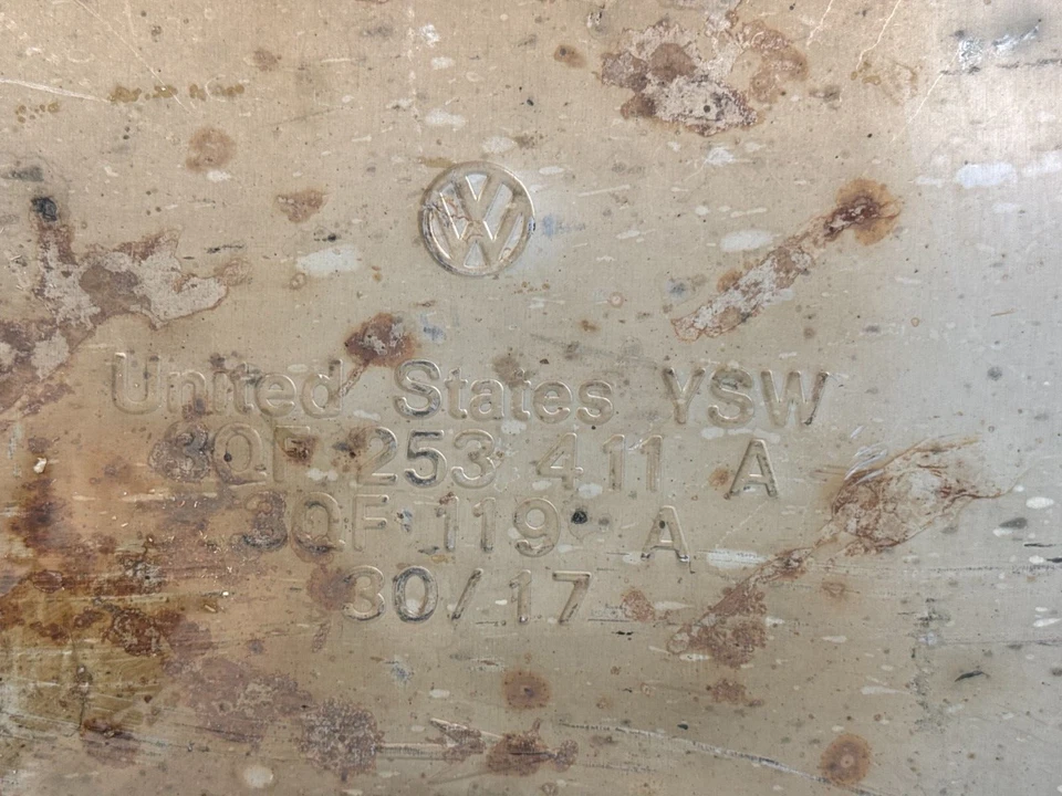 2018-2023 VOLKSWAGEN ATLAS ESCAPE CENTRO SILENCIADOR TUBO RESONADOR 3QF 119 A OEM Foto 4 de 4