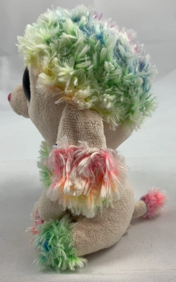 Ty Beanie Boo Rainbow Pudel Glubschi Plüschtier Kuscheltier Stofftier 15cm 2019 - Bild 2 von 4