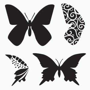Details About Butterfly Stencil Insect Template Wings Art Stencils Paint Pattern Craft By Tcw