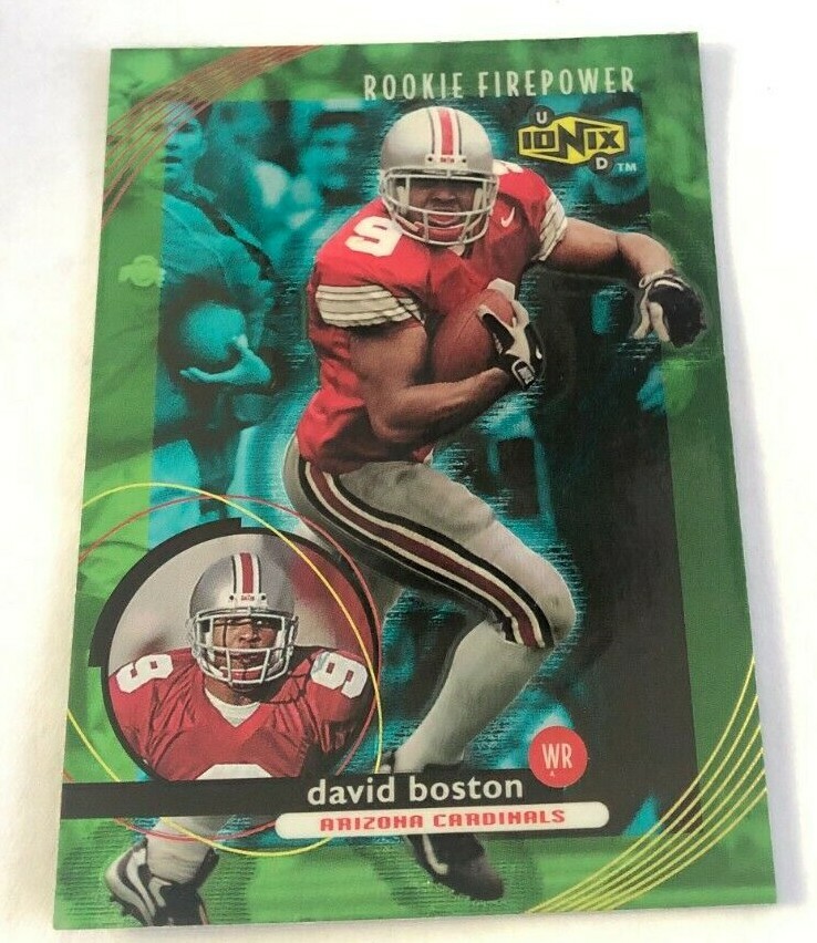 1999 Upper Deck UD Ionix David Boston #75 Rookie RC Arizona Cardinals