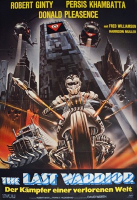 THE LAST WARRIOR Robert Ginty Donald Pleasence EA-Filmplakat A1 gefaltet 1984