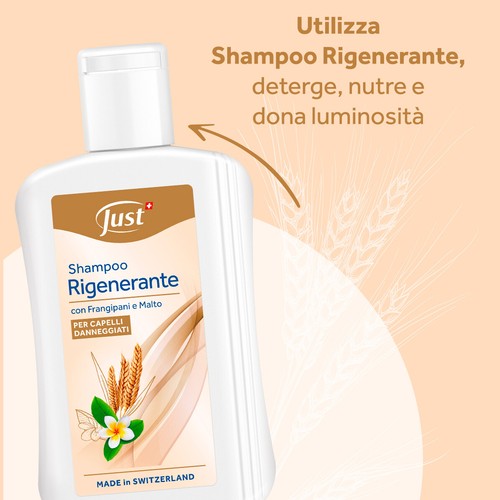 JUST linea capelli shampoo lozione anticaduta balsamo - Foto 4 di 10