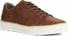 Geox Men's Ariam C Brown Leather Sneaker U925QC 06R1J C6003