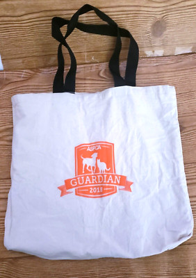 ASPCA Guardian 2018 Tan Canvas Reusable Tote Bag ASi-61125 13''x16'' Dog/Cat