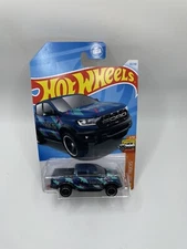 2024 Hot Wheels #43 HW Hot Trucks 2/10 '19 FORD RANGER RAPTOR Blue w/BlackBaja5s