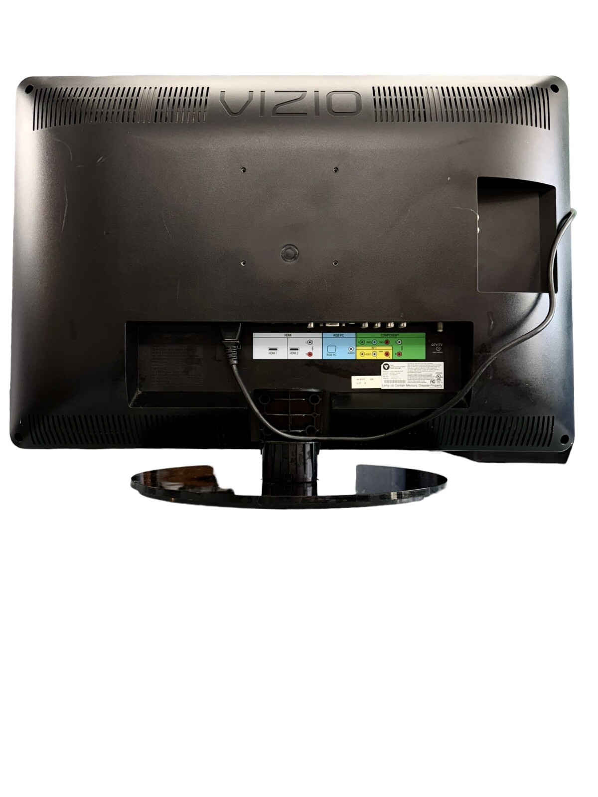 Vizio VA26LHDTV10T 26" 1080i HD LCD Television Monitor Tested Works