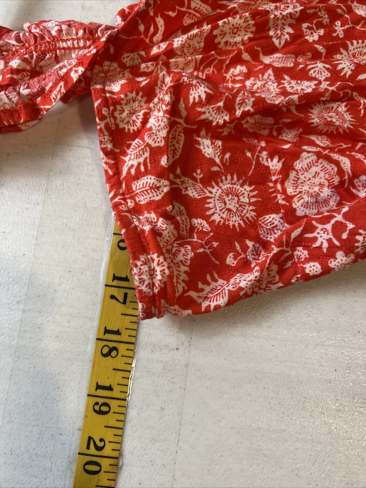 Universal Thread Red Floral Pattern Print Dress X… - image 6