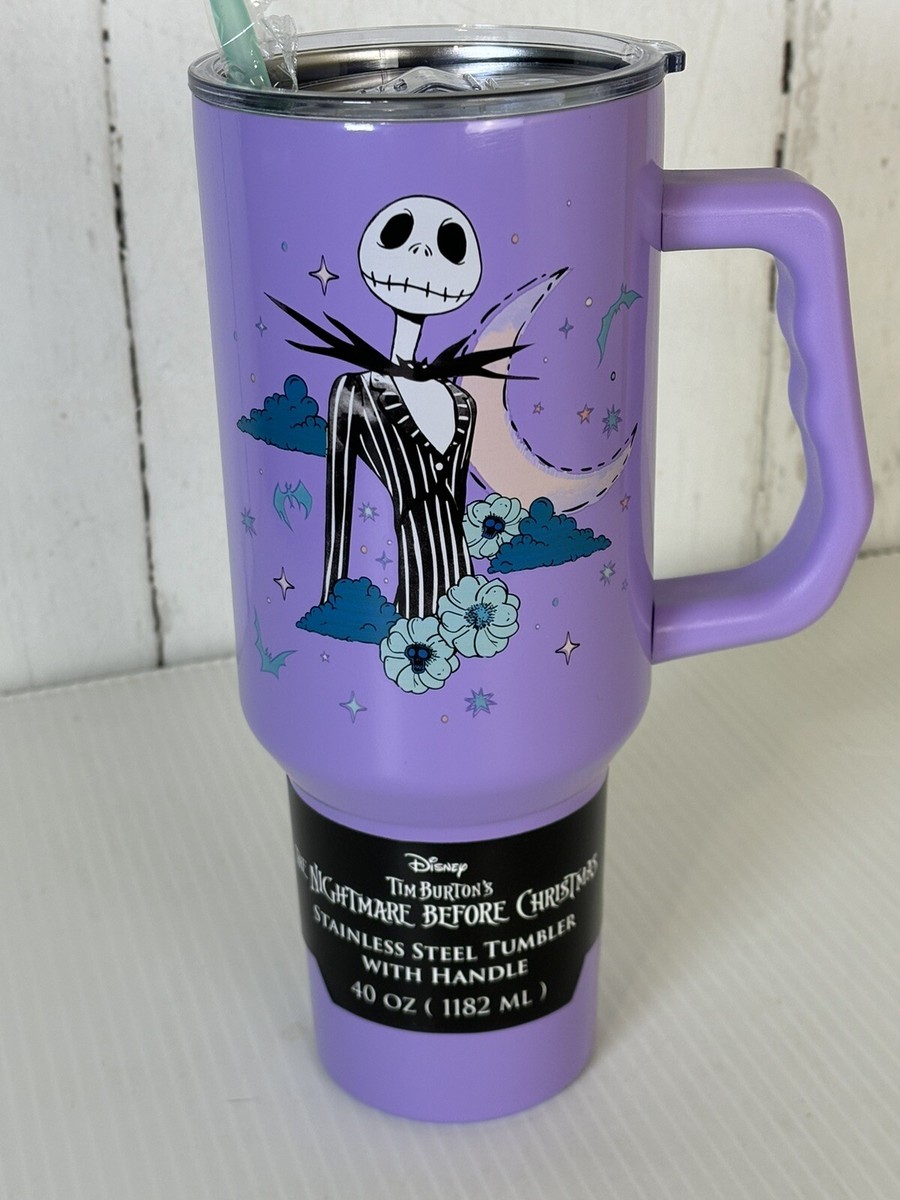Nightmare Before Christmas 40 oz Steel Tumbler w/Straw Spirit