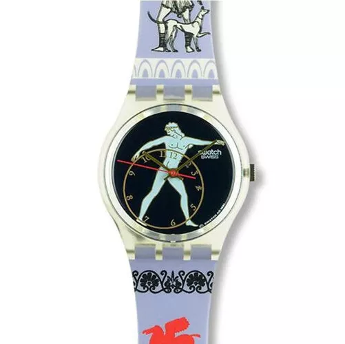 *MINT VINTAGE* 1992 Swatch Originals DISCOBOLUS GK141 Collectors Watch *RARE*