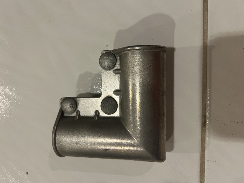 Vintage Chainlink Fence Connection Right Angle