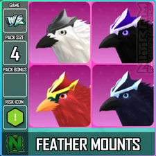 World Zero WZ - 4 PACK - FEATHER MOUNTS