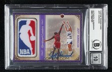 Jeff Hornacek Jazz Autographed Signed Auto Logoman Custom 1/1  BAS