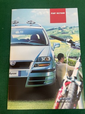 FIAT ULYSSE ACCESSRIES & TECHNICAL SALES BROCHURE 15 PAGES