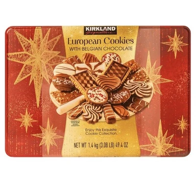 Kirkland Signature European Cookies with Belgian Chocolate 49.4 oz