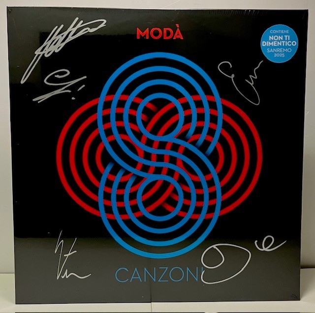 MODA' - 8 CANZONI  Lp/Vinile/Vinyl Ltd Autografato  Vinile Nero Nuovo Sigillato