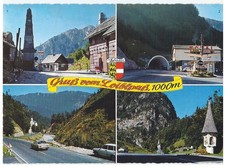 Ljubelj Pass, Vintage PC, Austria-Yugoslavia Border, 4 Views, 1968